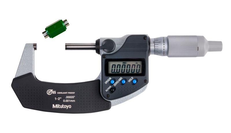 Digital Micrometer IP65, Inch/Metric 0-1" / 0-25mm, w/o Output, Ratched Thimble - 293-344-30 - MITUTOYO