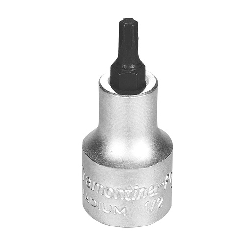 [44844027] T27 Trafix Tip Chrome Vanadium Steel Socket - 1/2" Square Drive,44844027, TRAMONTINA