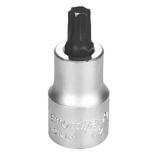 [44844050] T50 Trafix Tip Chrome Vanadium Steel Socket - 1/2" Square Drive,44844050, TRAMONTINA