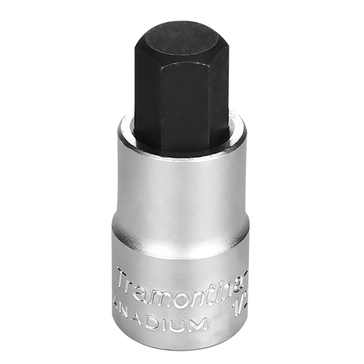 [44845012] Tramontina PRO 12 mm Hexagonal Tip Chrome Vanadium Steel Socket - 1/2" Square Drive,44845012, TRAMONTINA