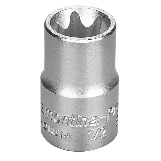 [44847018] E18 Chrome Vanadium Steel Trafix Tip Female Socket - 1/2" Square Drive,44847018, TRAMONTINA