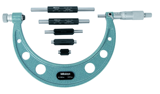 [104-135A] Outside Micrometer Interchangeable Anvil 0-150mm, 0.01mm - 104-135A - MITUTOYO