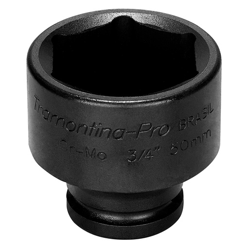 [44890019] 19 mm 3/4" square drive 6 point chrome molybdenum impact socket,44890019, TRAMONTINA