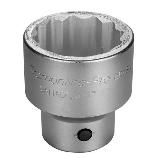 [44911050] 50 mm 1'' square drive 12 point chrome vanadium steel socket,44911050, TRAMONTINA