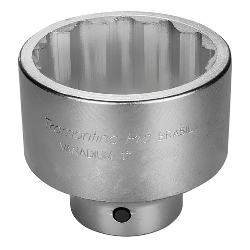 [44912020] 3" 1'' square drive 12 point chrome vanadium steel socket,44912020, TRAMONTINA