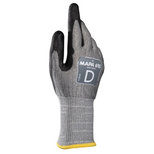 [615/10] MAPA KryTech Gloves, Model 615, Black/Grey