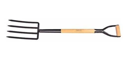 [77123344] Pitchfork With 4 Teeth Wood Handle 74cm, 77123344, TRAMONTINA