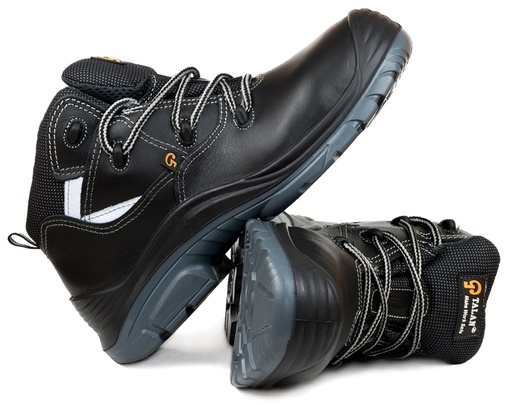 [GH/2C0217/42] TALAN Safety Non-Metallic Shoes, Model 217, Black