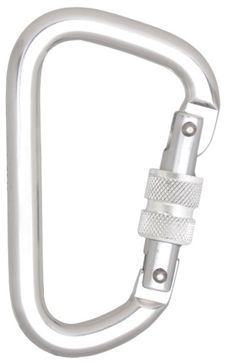 [PN 116] Aluminium Screw Locking Karabiner - 22.5mm opening - PN 116 - KARAM