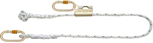 [PN 242] Work Positioning Lanyard with Rope Grab Adjuster - 2mtr - PN 242 - KARAM