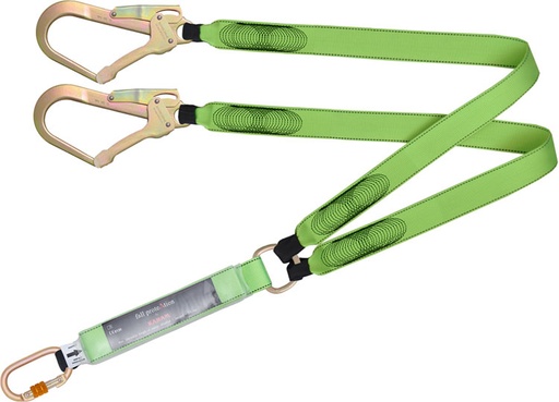 [PN 361] Energy Absorbing Forked Webbing Lanyard - PN361 - KARAM