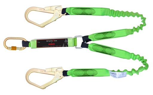 [PN 371] Expandable Shock Absorber Twin Lanyards - PN 371 - KARAM