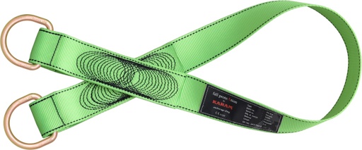 [PN 804] Cross Arm Strap with D-rings on both ends - 1.5mtr - PN 804 - KARAM