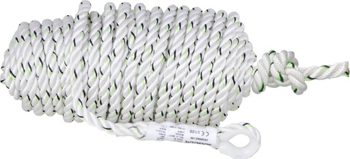 [PN 950] Twisted Rope Anchorage Line with both sides loop - 14mm x 50mtr - PN 950 - KARAM