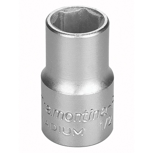 [44832004] 1/2" Chrome Vanadium Steel 6 Point Socket - 1/2" Square Drive,44832004, TRAMONTINA