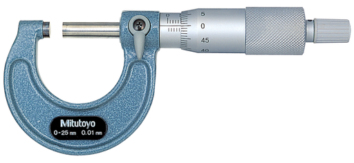 [ 103-137] Outside Micrometer Economy Design 0-25mm, 0.01mm -  103-137 - MITUTOYO