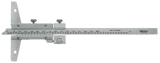 [ 527-102] Vernier Depth Gauge 0-200mm, 0.02mm, Fine adjustment  -  527-102 - MITUTOYO