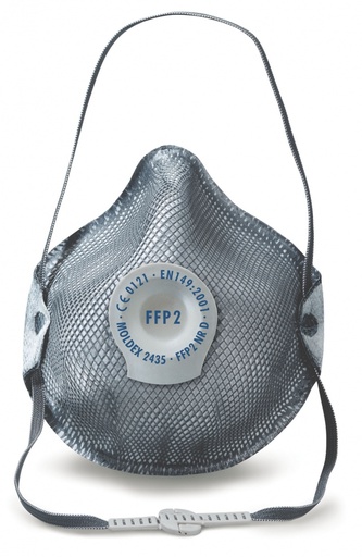 [2435] MOLDEX Smart Disposable Mask With Valve, FFP2, Model 2435